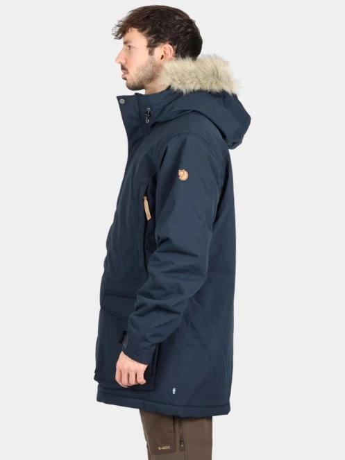 Fjallraven Nuuk Lite Parka M férfi télikabát sötétkék színben 3