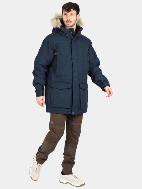 Fjallraven Nuuk Lite Parka M férfi télikabát sötétkék színben 5