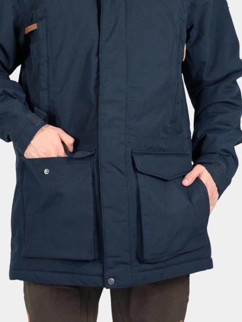 Fjallraven Nuuk Lite Parka M férfi télikabát sötétkék színben 6