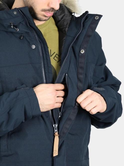 Fjallraven Nuuk Lite Parka M férfi télikabát sötétkék színben 9