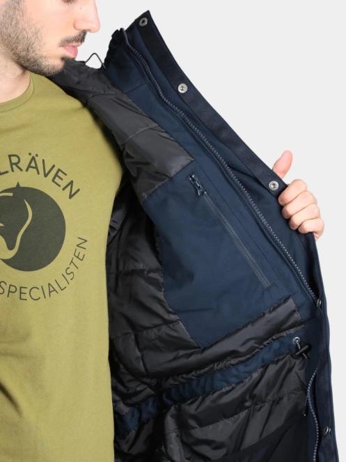 Fjallraven Nuuk Lite Parka M férfi télikabát sötétkék színben 10