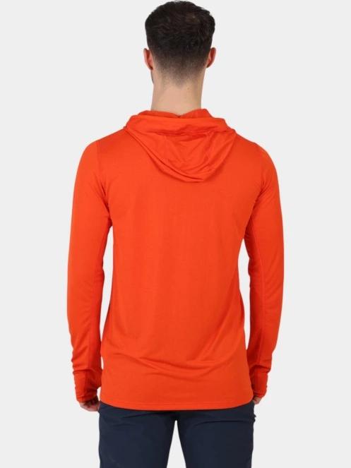 Fjallraven Abisko Sun-hoodie M férfi kapucnis pulóver narancssárga színben 4