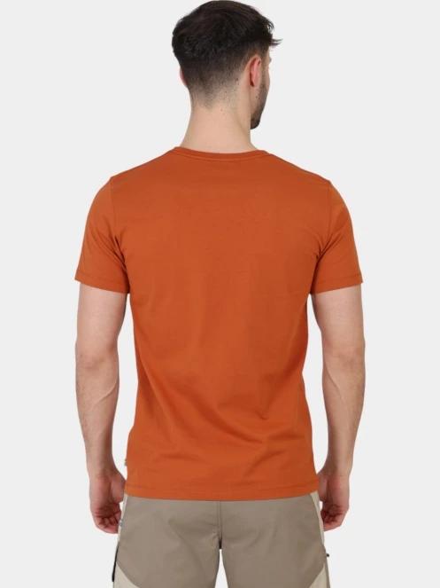 Fjallraven Arctic Fox T-shirt M férfi rövid ujjú póló narancssárga színben 4