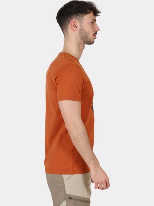 Fjallraven Arctic Fox T-shirt M férfi rövid ujjú póló narancssárga színben 5