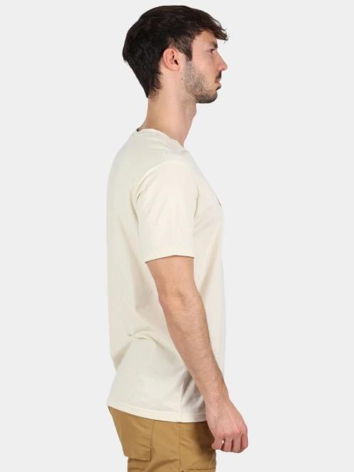 Fjallraven Fjällräven Logo T-shirt M férfi rövid ujjú póló homok színben 3