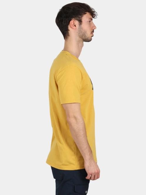 Fjallraven Fjällräven Logo T-shirt M férfi rövid ujjú póló sárga színben 3