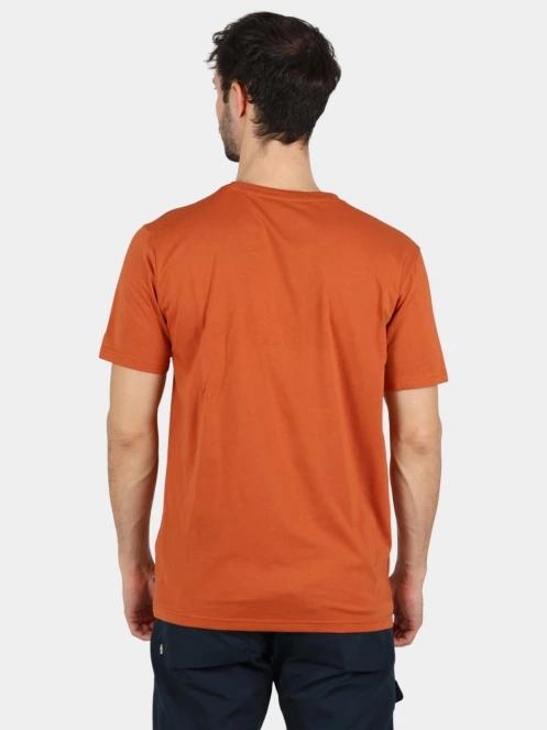 Fjallraven Fjällräven Logo T-shirt M férfi rövid ujjú póló narancssárga színben 4