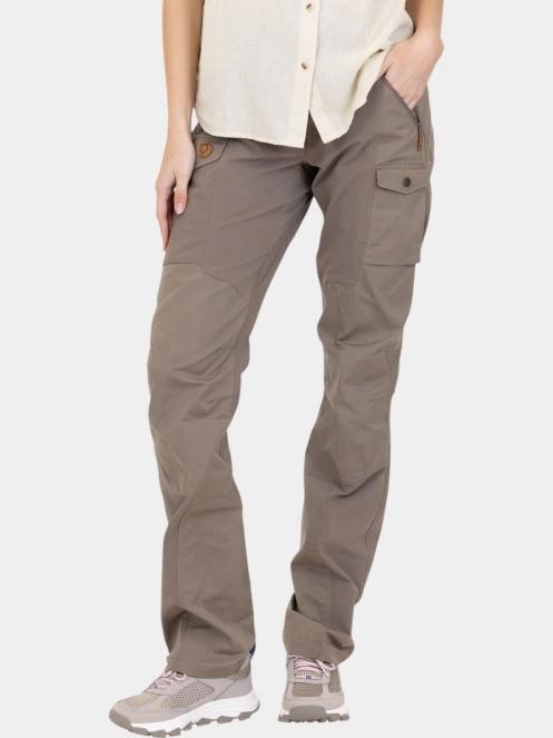 Fjallraven Nikka Trousers Curved W női túranadrág barna színben 2
