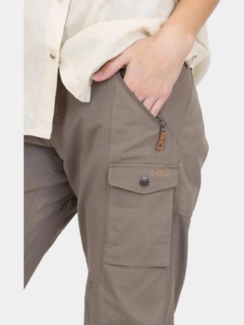 Fjallraven Nikka Trousers Curved W női túranadrág barna színben 5