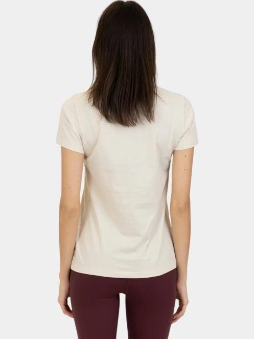 Fjallraven Arctic Fox T-shirt W női rövid ujjú póló fehér színben 4