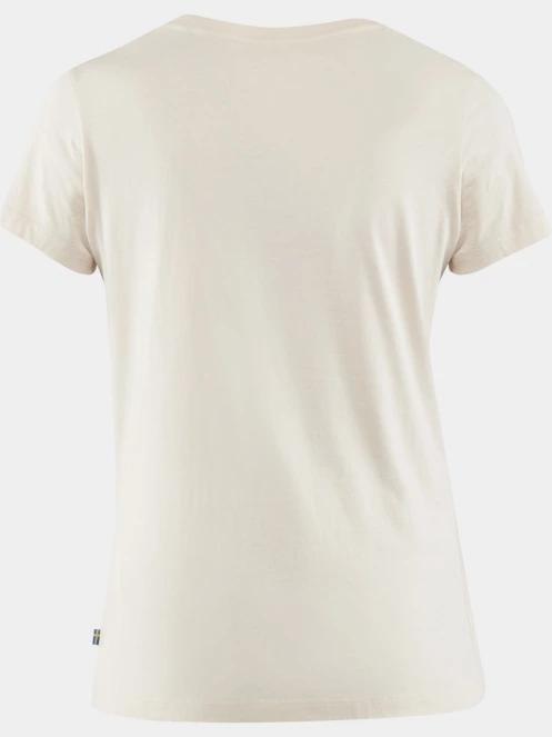 Fjallraven Arctic Fox T-shirt W női rövid ujjú póló fehér színben 6