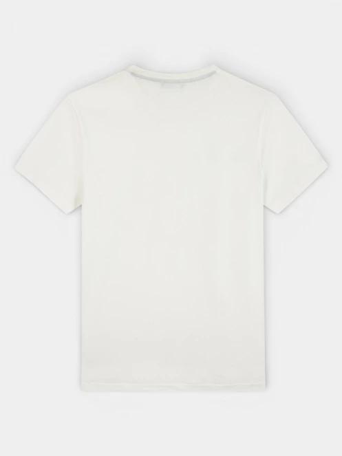 TBS Freditee férfi rövid ujjú póló fehér színben 5