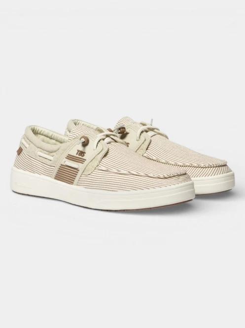 TBS Geoboat férfi slip-on cipő homok színben 4