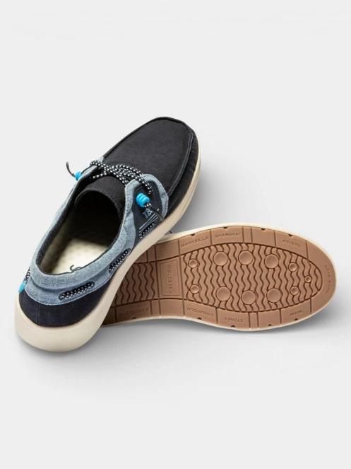 TBS Geoboat férfi slip-on cipő sötétkék színben 5