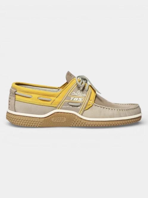 TBS Globek férfi mokaszin homok színben 2