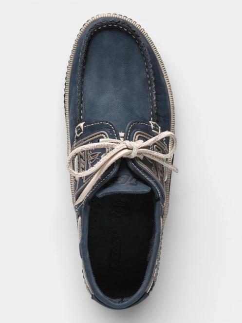 TBS Globek férfi mokaszin sötétkék színben 5