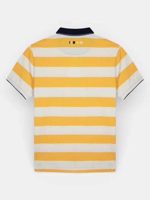 TBS Govanpol férfi galléros póló sárga színben 5