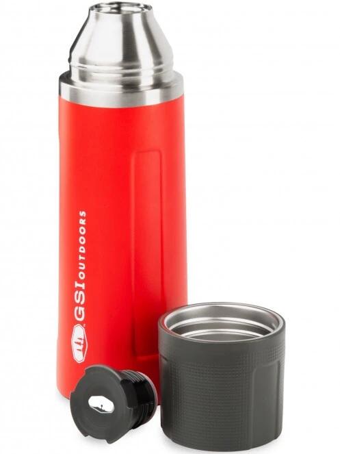 GSI GSI/ GLACIER 1L VACUUM BOTTLE termosz piros színben 2