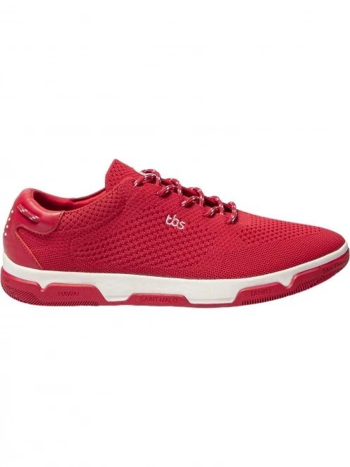 TBS Gueknit férfi sneaker piros színben 2