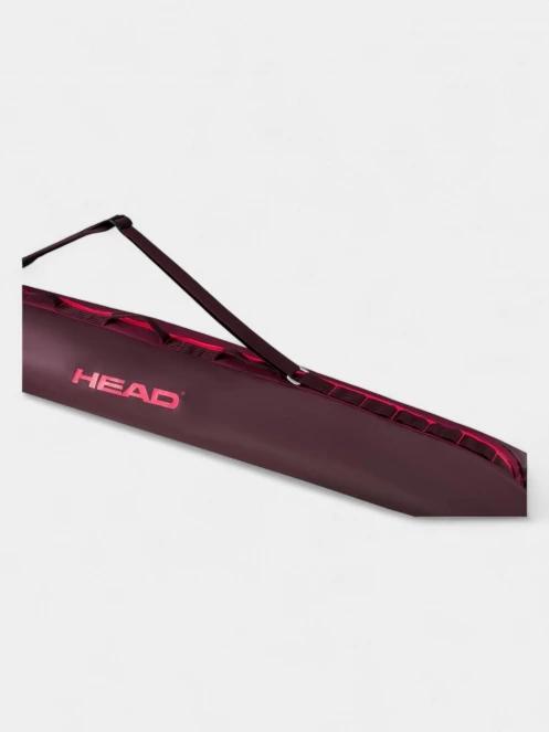 HEAD Women Single Ski Bag női síléctartó táska bordó színben 4