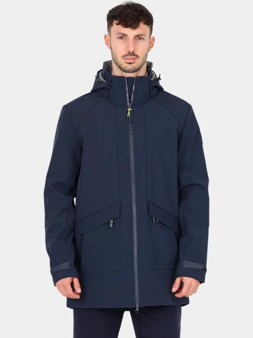 TBS Helnylon férfi softshell kabát sötétkék színben 2