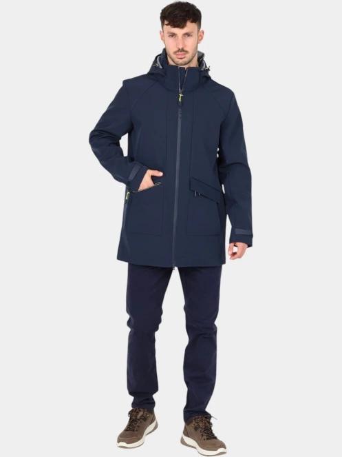 TBS Helnylon férfi softshell kabát sötétkék színben 5