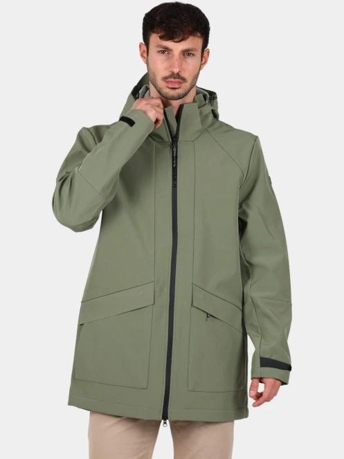 TBS Helnylon férfi softshell kabát oliva színben 2