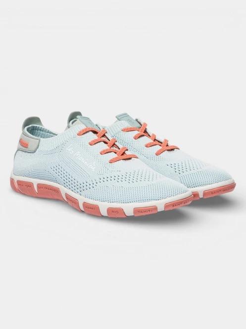 TBS Janessa női sneaker világoskék színben 4