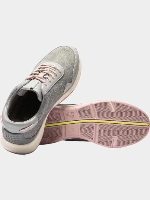 TBS Jazzfeu női sneaker szürke színben 4