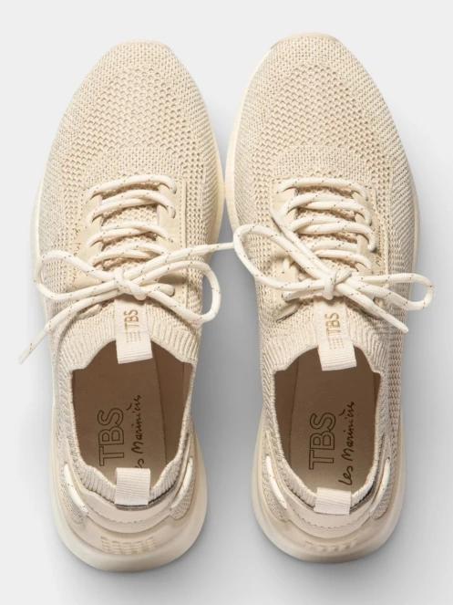 TBS Jellina női sneaker homok színben 4