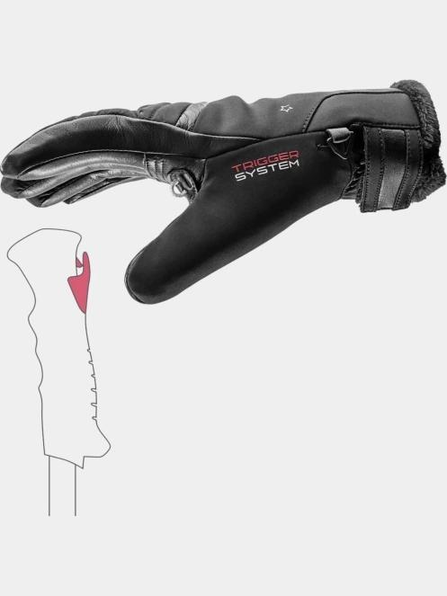 LEKI Snowfox 3D Women női síkesztyű fekete színben 4