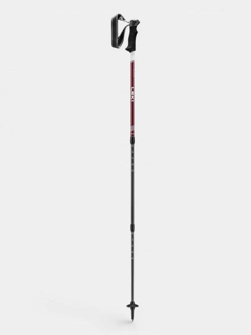 LEKI Trail Lite, 100 - 135 cm túrabot bordó színben 2