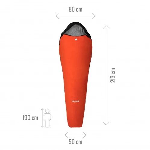 Lafuma Active 10 hálózsák narancssárga színben 5