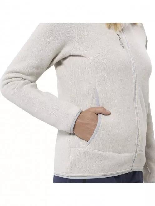 Lafuma Galati F-Zip W női polár pulóver fehér színben 5