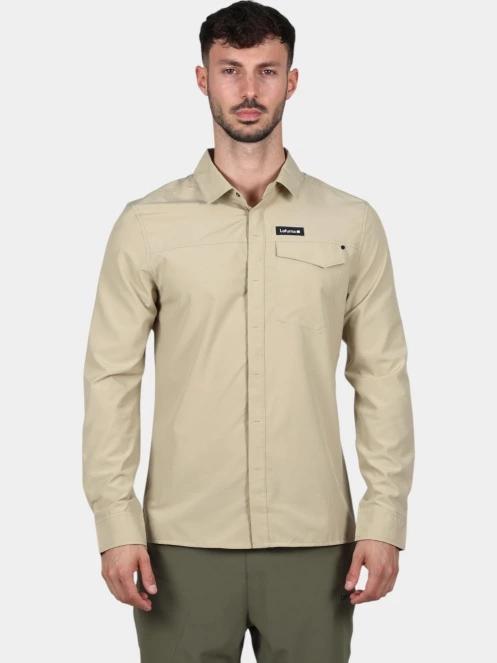 Lafuma Skim Plain Shirt Ls M férfi hosszú ujjú ing homok színben 2