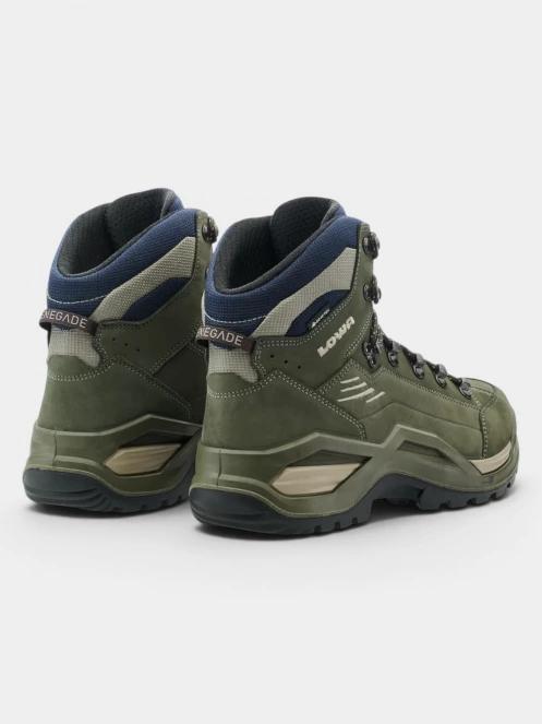 Lowa Renegade GTX MID férfi vízhatlan túrabakancs oliva színben 5