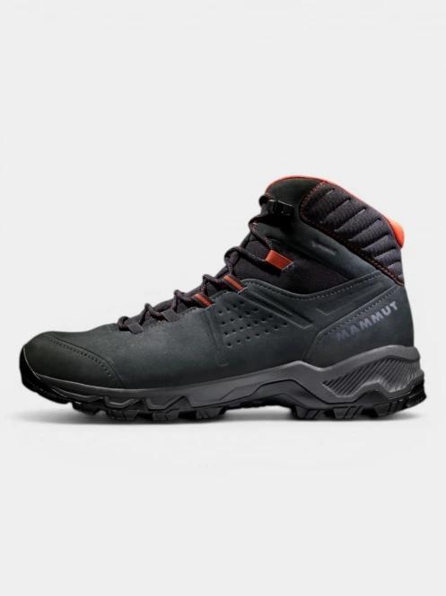 Mammut Mercury IV Mid GTX férfi vízhatlan túrabakancs fekete színben 3
