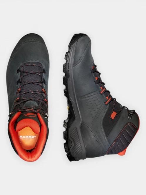 Mammut Mercury IV Mid GTX férfi vízhatlan túrabakancs fekete színben 6