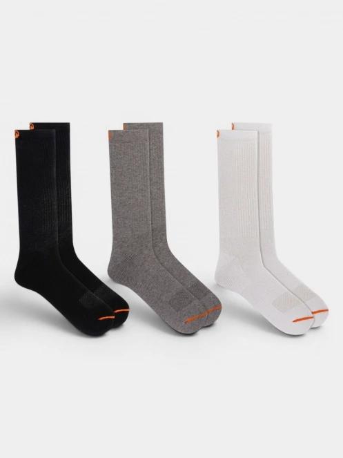 Merrell Cushioned Cotton Crew (3 Packs) zokni fekete színben 2