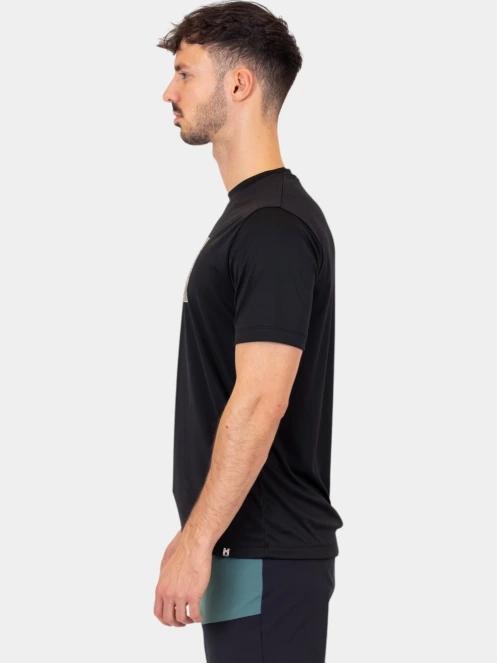 Millet Wanaka Fast Ts Ss M férfi rövid ujjú sport póló fekete színben 3