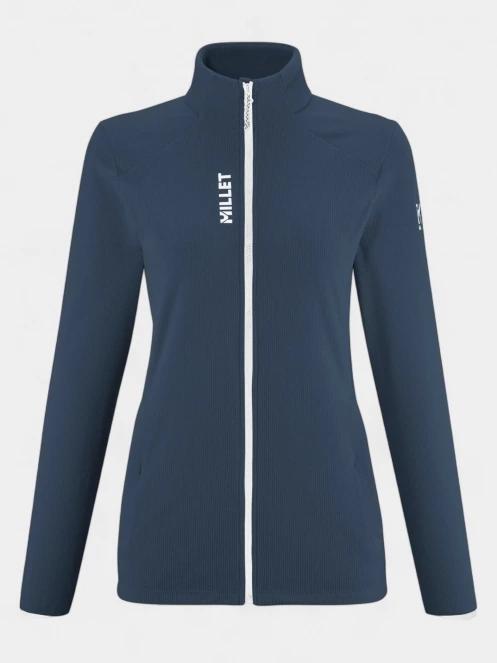 Millet Ubic Lgrid JKT W női polár pulóver sötétkék színben 5