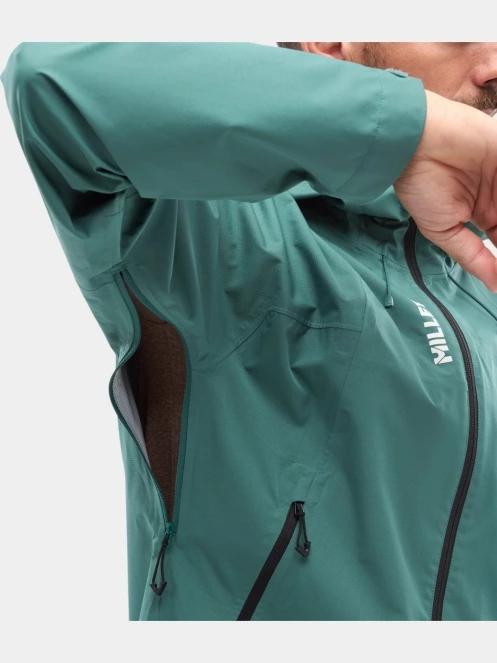 Millet Fitz Roy Jkt M férfi vízhatlan túrakabát zöld színben 7