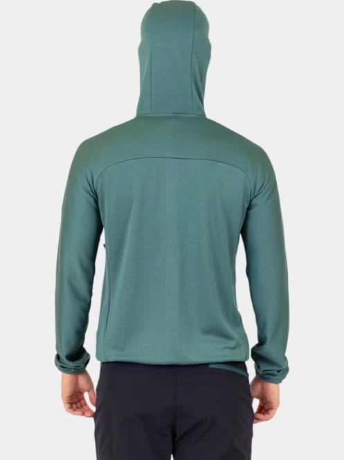 Millet Lokka Hoodie Iii M férfi polár pulóver zöld színben 5