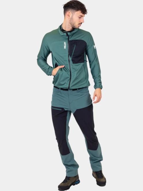 Millet Lokka Hoodie Iii M férfi polár pulóver zöld színben 6
