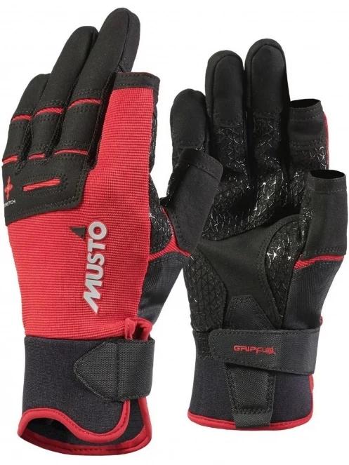 Musto Perf Lf Glove férfi vitorlás kesztyű piros színben 2