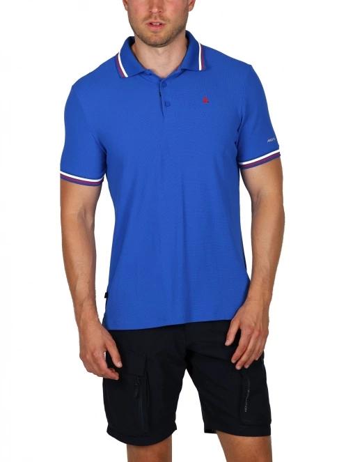 Musto Evo Pro Lite Ss Polo férfi galléros póló kék színben 2