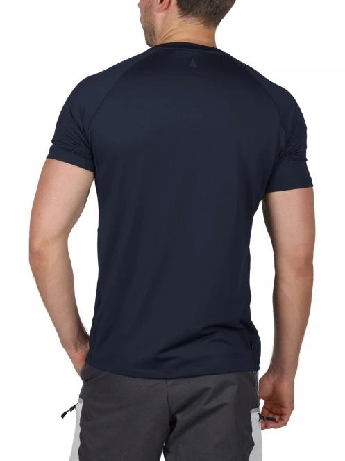 Musto Evo Sunblock Ss Tee 2.0 férfi rövid ujjú sport póló sötétkék színben 4