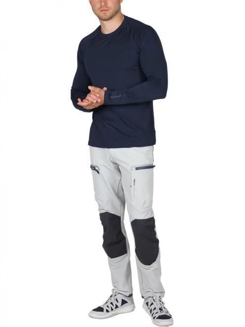 Musto Evo Sunblock Ls Tee 2.0 férfi hosszú ujjú sport póló sötétkék színben 6
