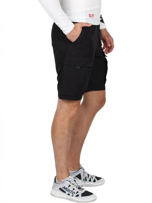 Musto Evo Deck Uv Fd Short férfi vitorlás rövidnadrág fekete színben 7