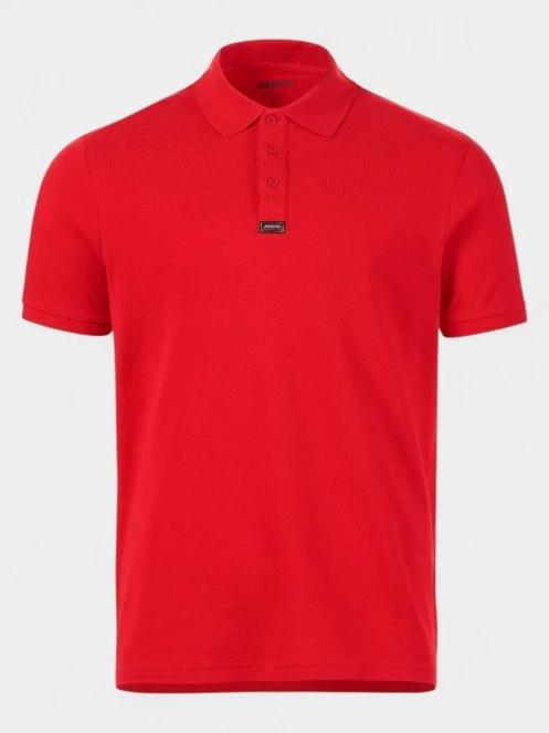Musto Ess Pique Polo férfi galléros póló piros színben 5